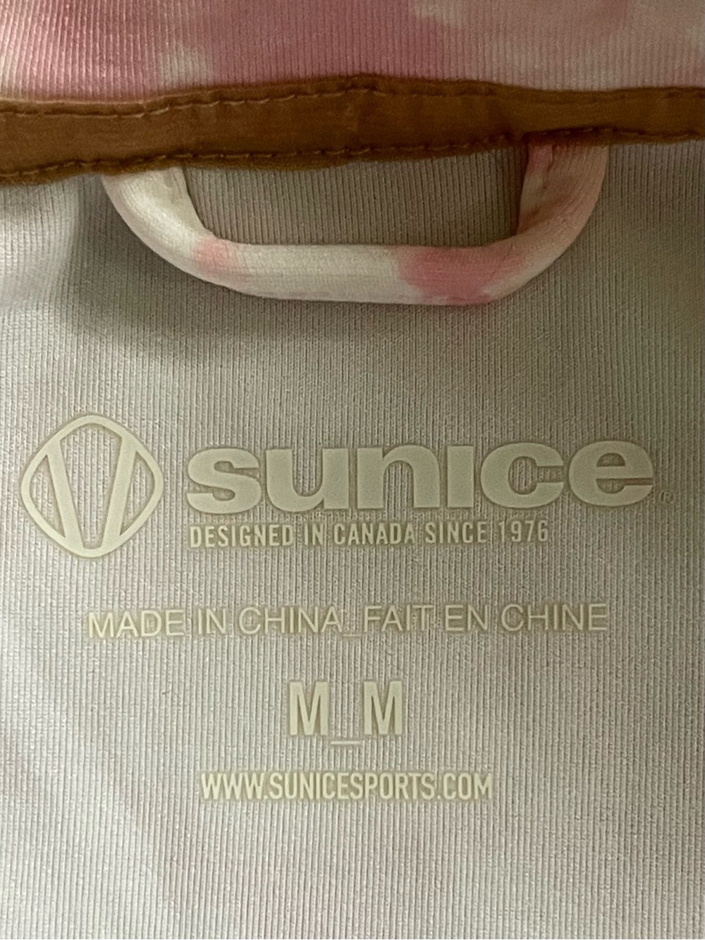 Sunice Ladies Megan SuperliteFX 1/4-Zip Pullover Orchid Pink Crushed Petal M - Picture 5 of 5